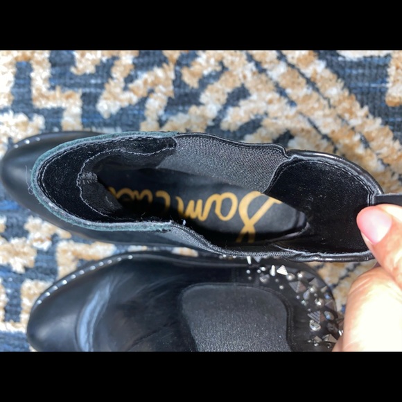 Sam Edelman Dover Silver Spike Chelsea Boot - Picture 10 of 12